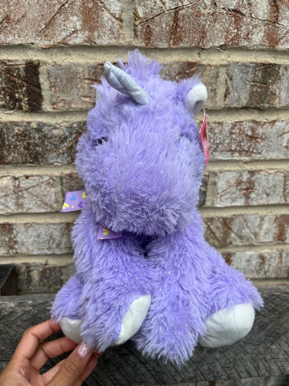 Plush Purple Unicorn Stuffed Animal - Kids Toys